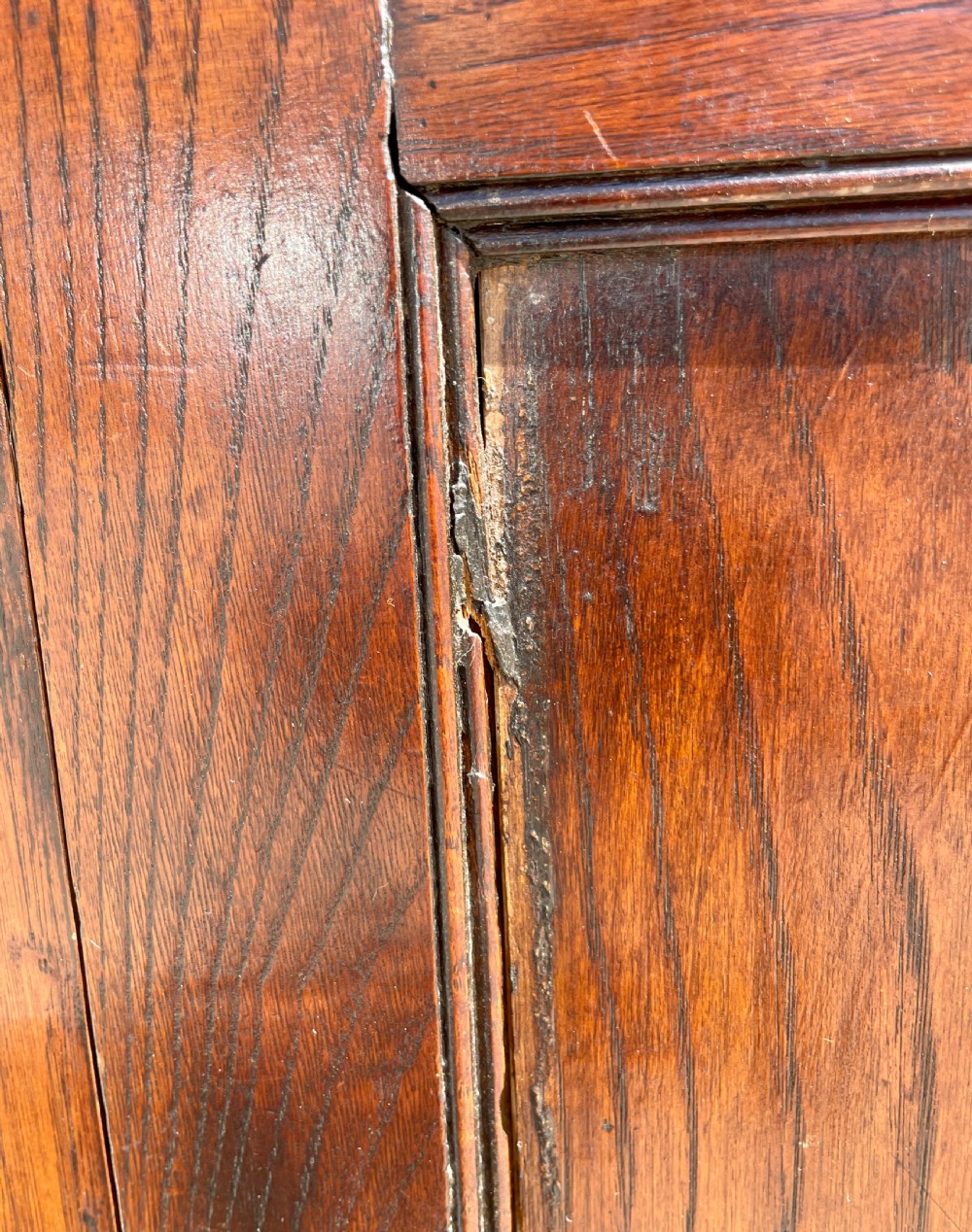 Antique Georgian Elm Hanging Wall Cupboard View XXVII