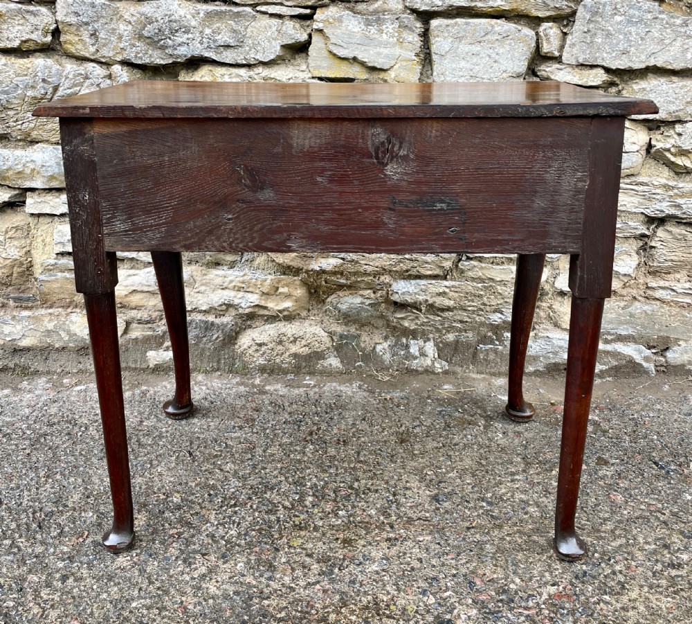 18th Century Georgian Oak Crossbanded Lowboy View XV