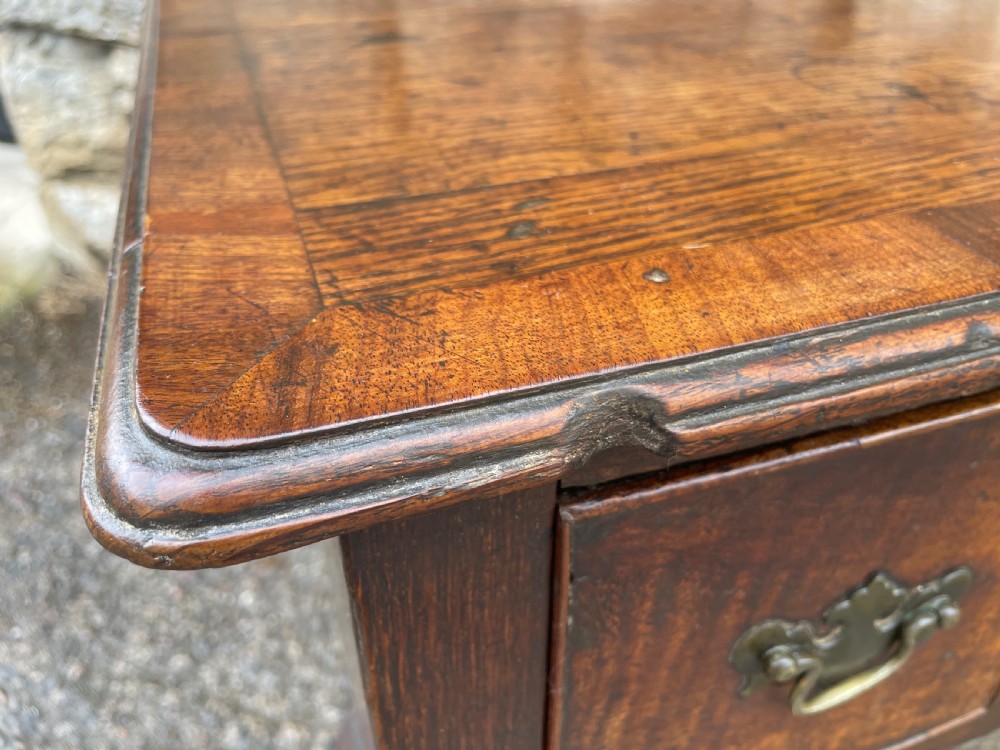 18th Century Georgian Oak Crossbanded Lowboy View XXII