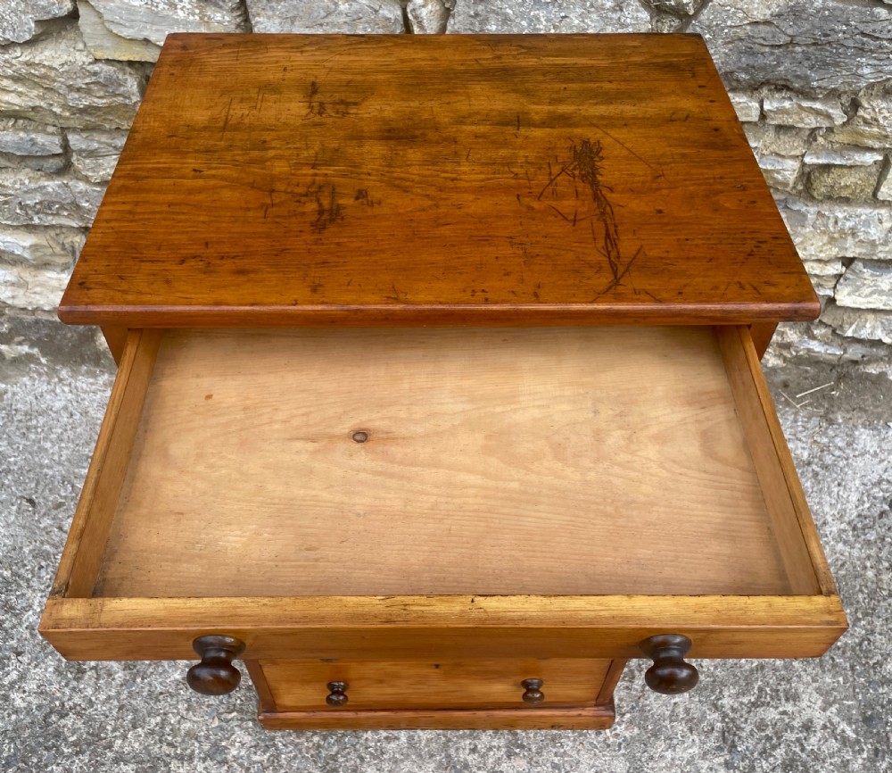 Antique Pine Bank of Drawers View VI