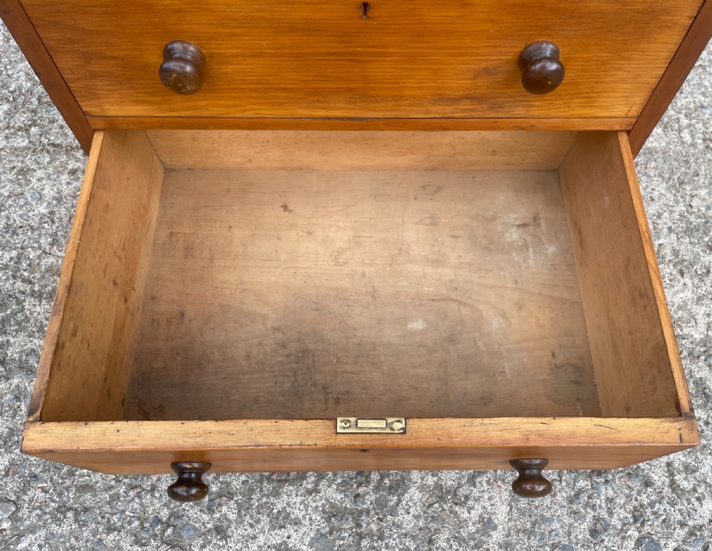 Antique Pine Bank of Drawers View XI