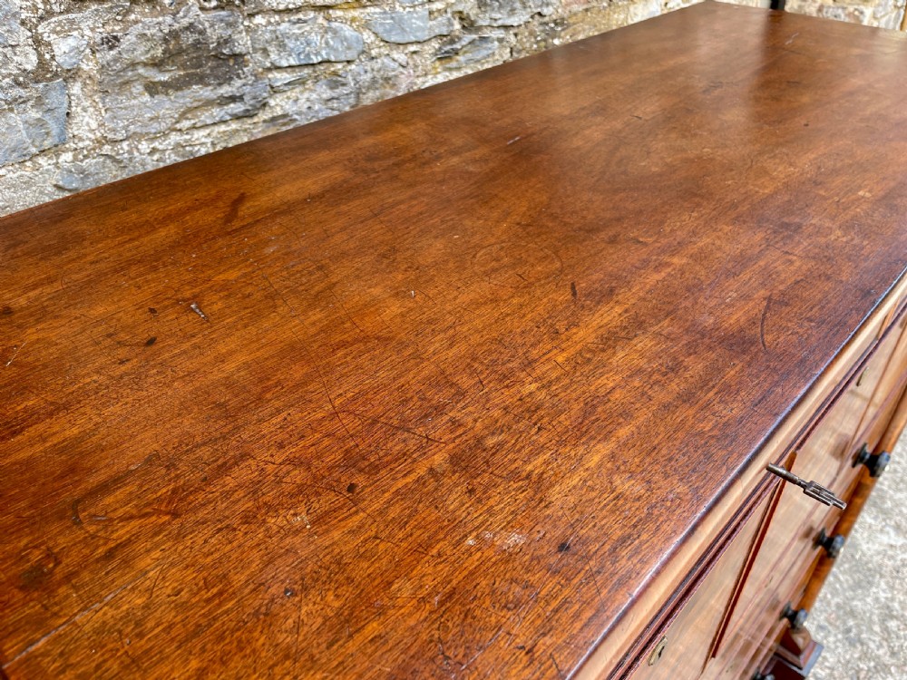 Large Victorian Scottish Mahogany Chest of Drawers View XVI