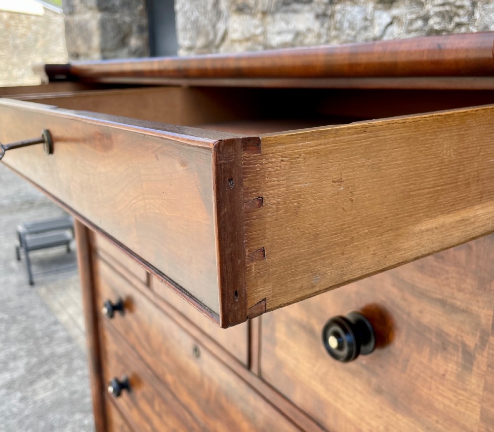 Large Victorian Scottish Mahogany Chest of Drawers View XX