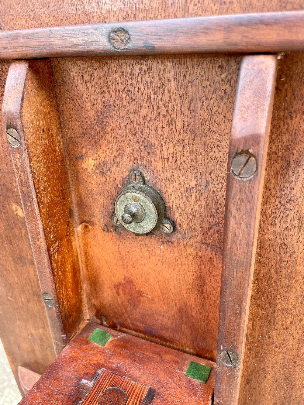 Antique Georgian Mahogany Tilt Top Wine Table View XVII
