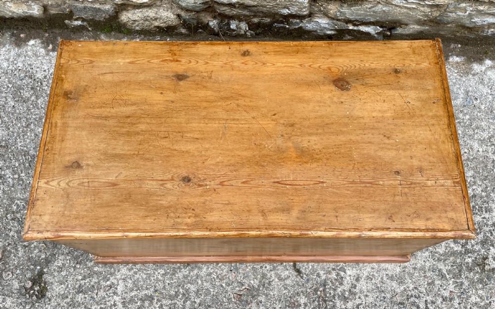 Antique Pine Blanket Box View VIII