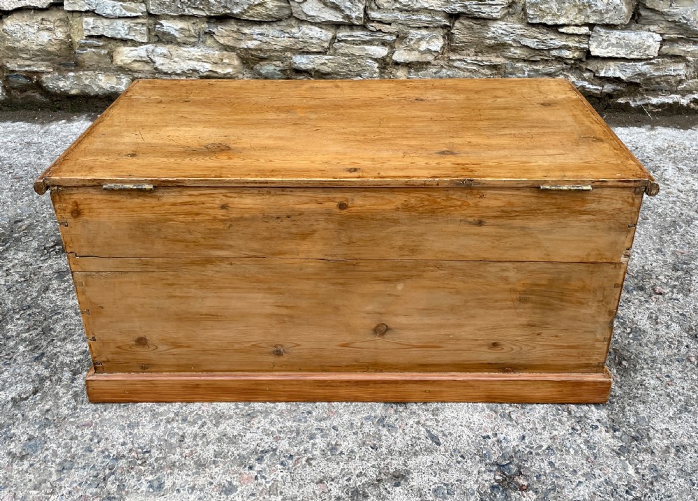 Antique Pine Blanket Box View XIV