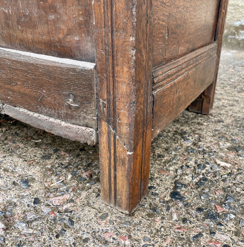 Small 18th Century and Later Oak Coffer View XXI