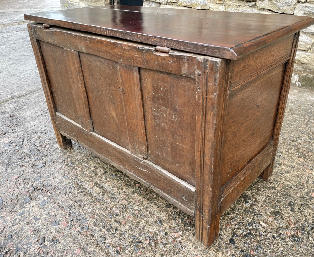 Small 18th Century and Later Oak Coffer View XXII