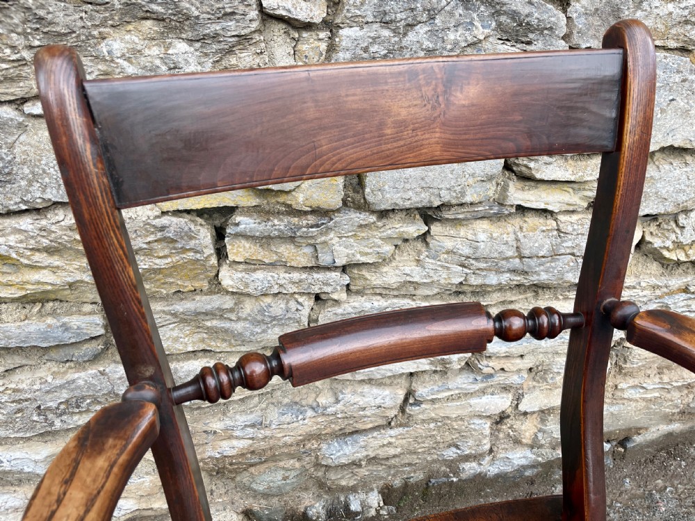 Antique Bar Back Windsor Carver Chair View XIII