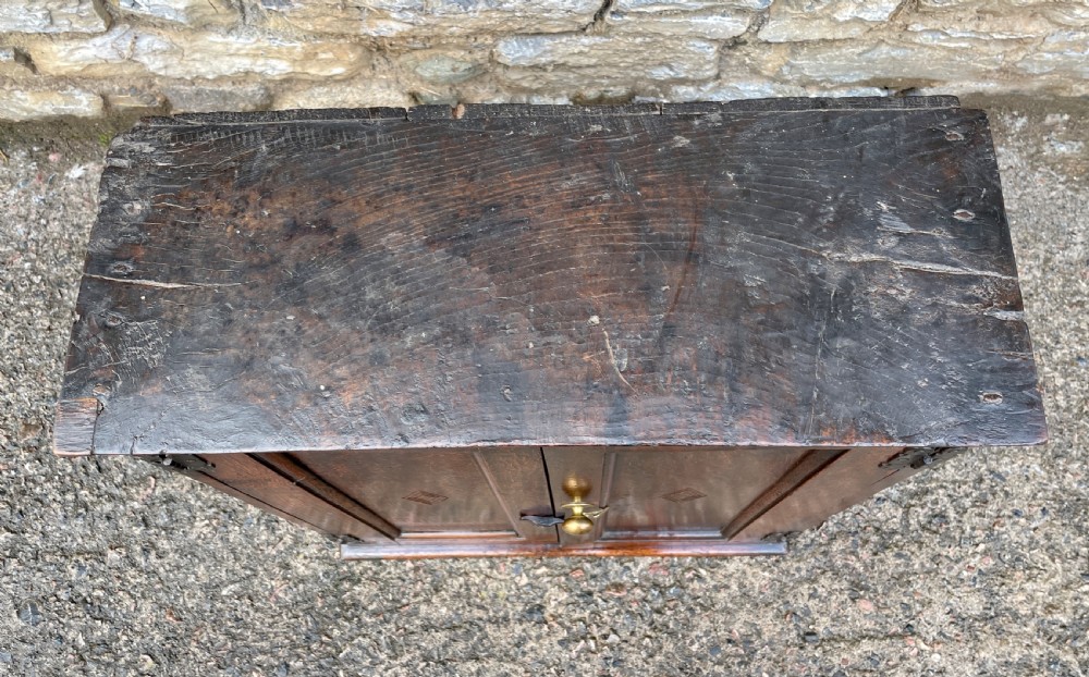 Antique 18th Century Oak Spice Cupboard View XI