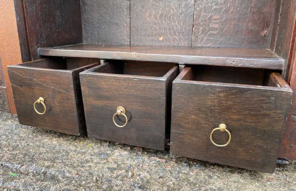 Antique 18th Century Oak Spice Cupboard View XXIV