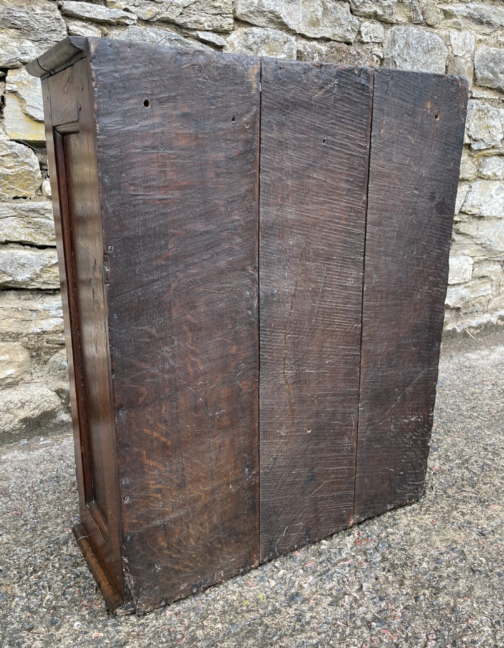 Antique 18th Century Oak Spice Cupboard View XXX