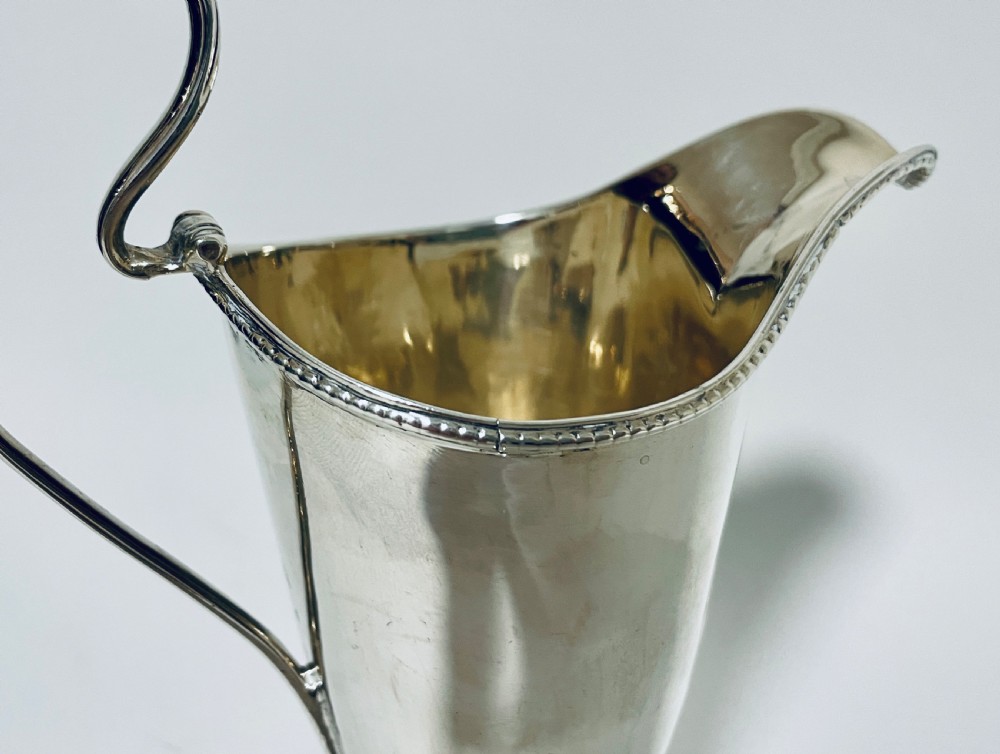 Antique Georgian Solid Silver Cream Jug View X