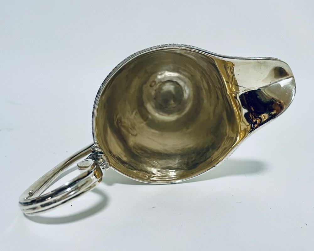 Antique Georgian Solid Silver Cream Jug View XIII