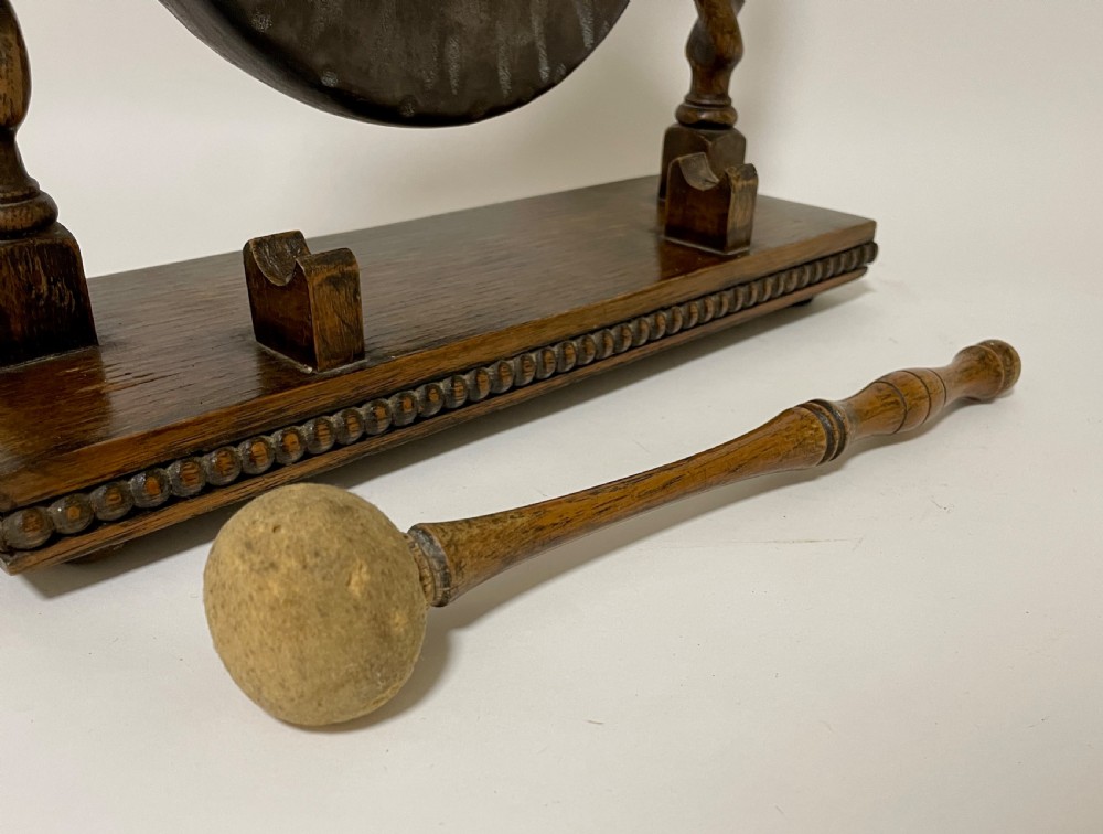 Antique Burmese Brass Table Gong View XIII