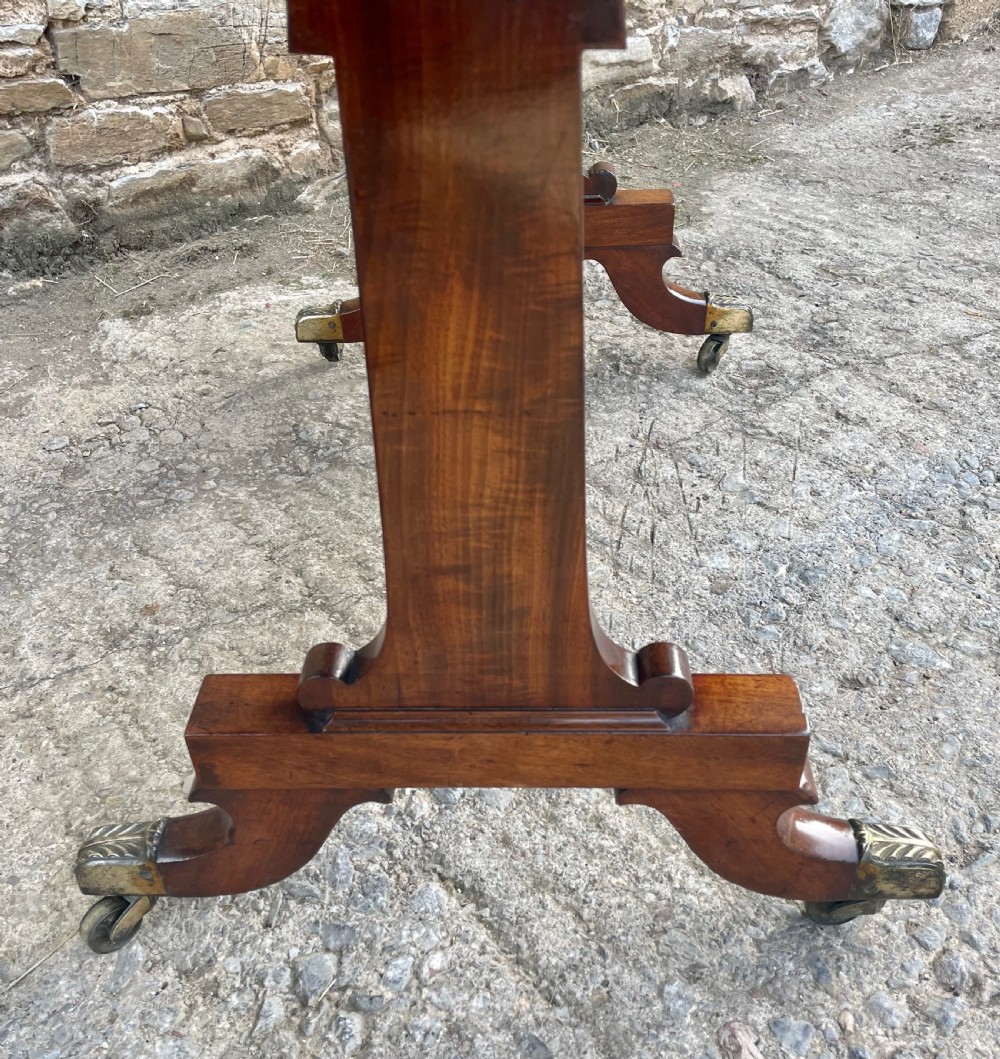 Regency Mahogany Drop Leaf Sofa Table View VI