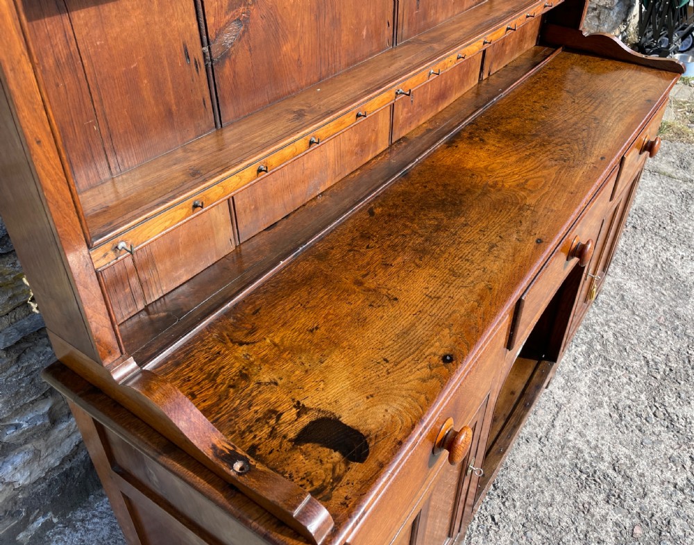 Antique Georgian Oak Dog Kennel Dresser View XI