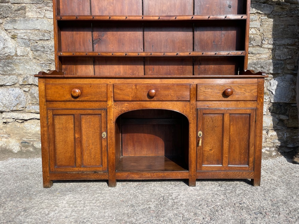 Antique Georgian Oak Dog Kennel Dresser View XIV