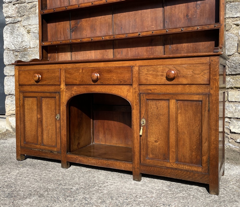 Antique Georgian Oak Dog Kennel Dresser View XV