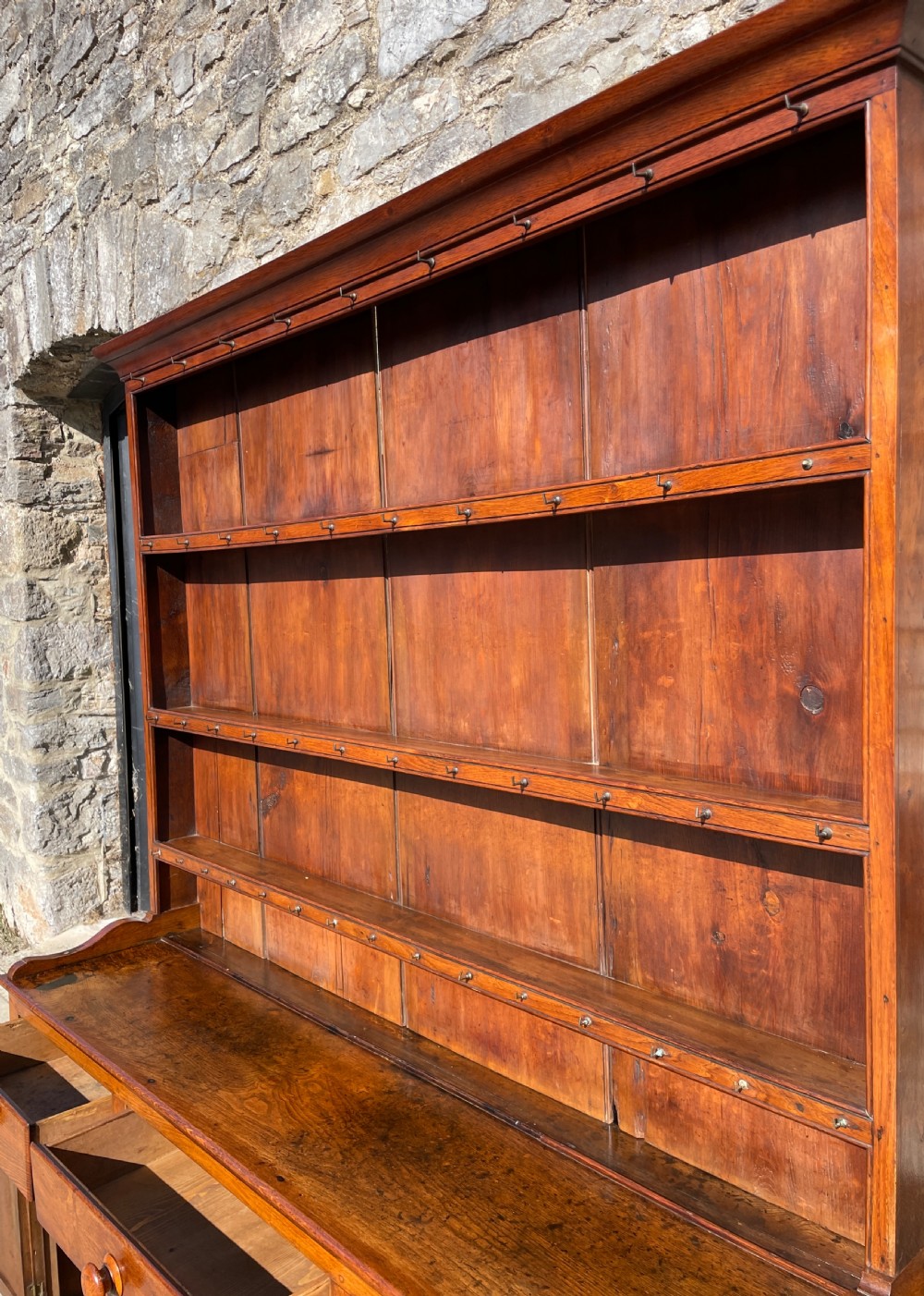 Antique Georgian Oak Dog Kennel Dresser View XVII