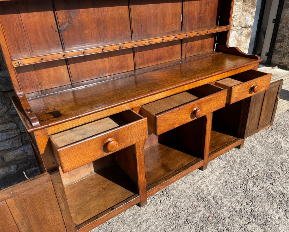 Antique Georgian Oak Dog Kennel Dresser View XVIII