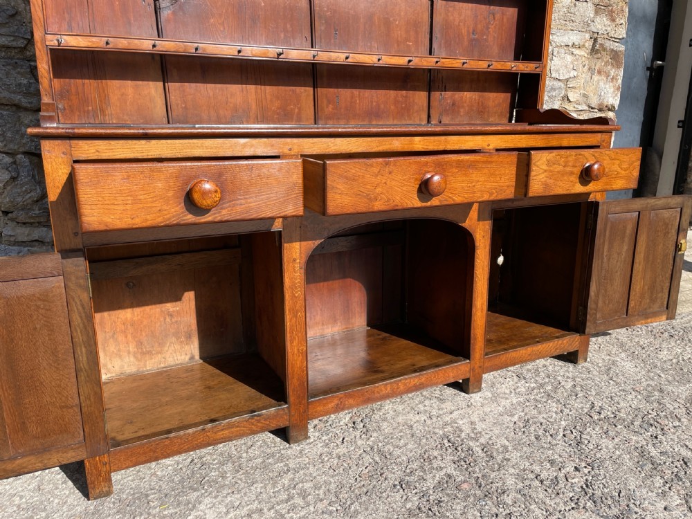Antique Georgian Oak Dog Kennel Dresser View XIX
