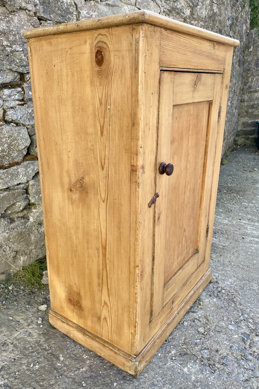 Antique Stripped Pine Cupboard View VII