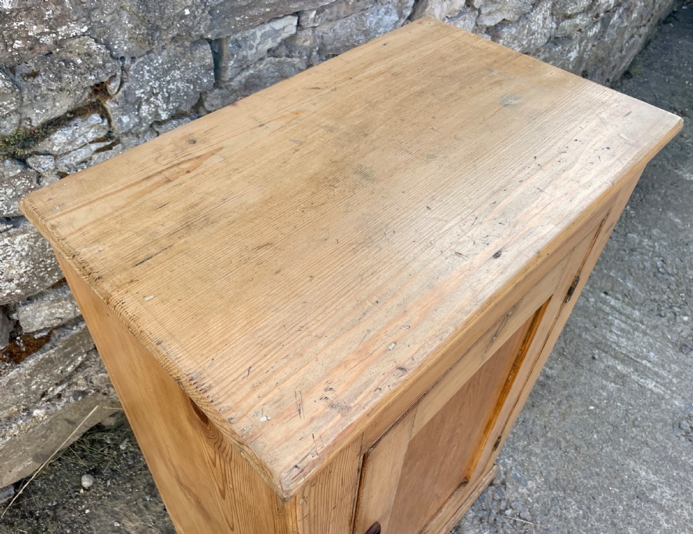 Antique Stripped Pine Cupboard View VIII