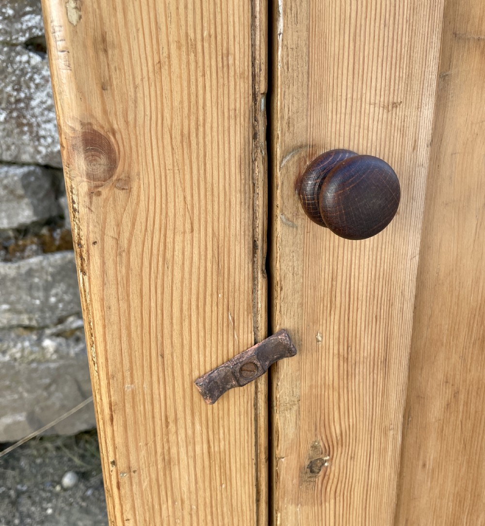 Antique Stripped Pine Cupboard View X