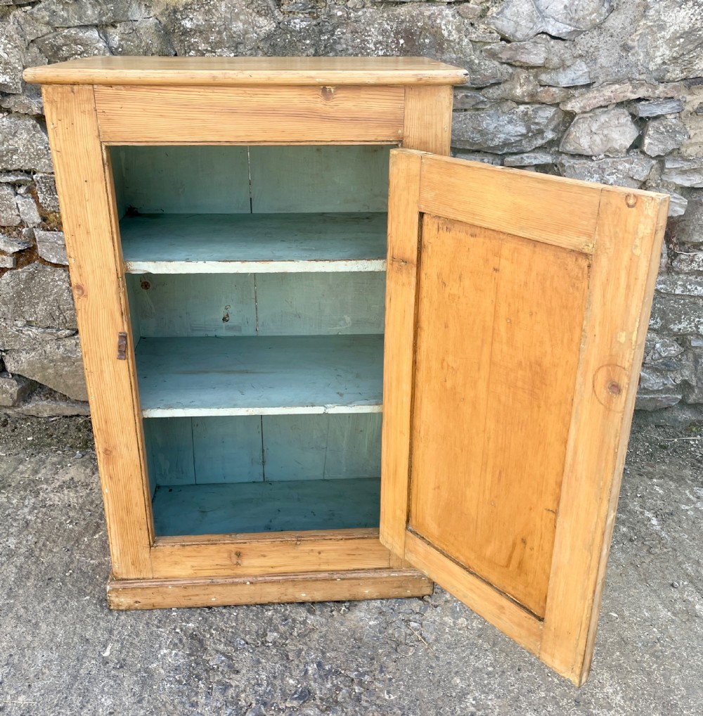 Antique Stripped Pine Cupboard View XI