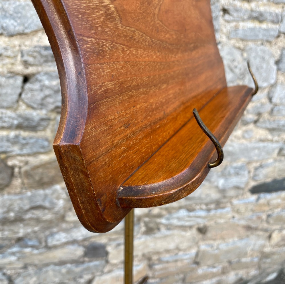Antique Adjustable Music Reading Stand View XV