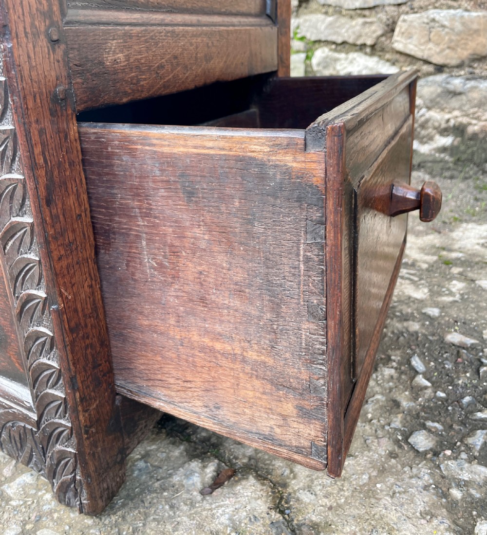 Antique 18th Century Oak Lambing Chair View XXVI