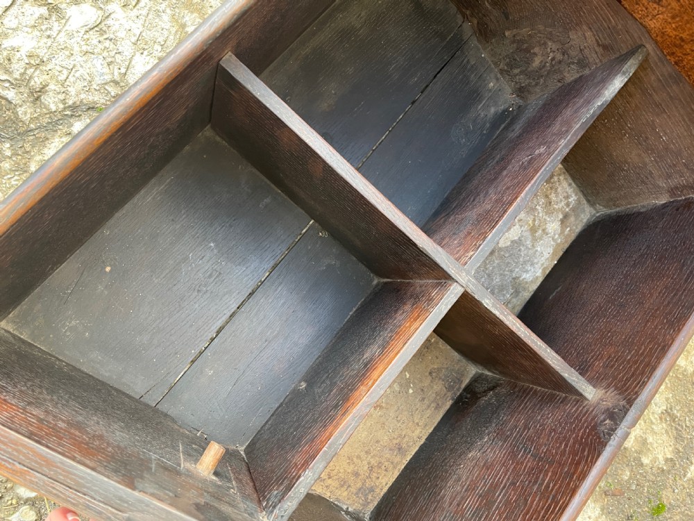 Antique 18th Century Oak Lambing Chair View XXIX