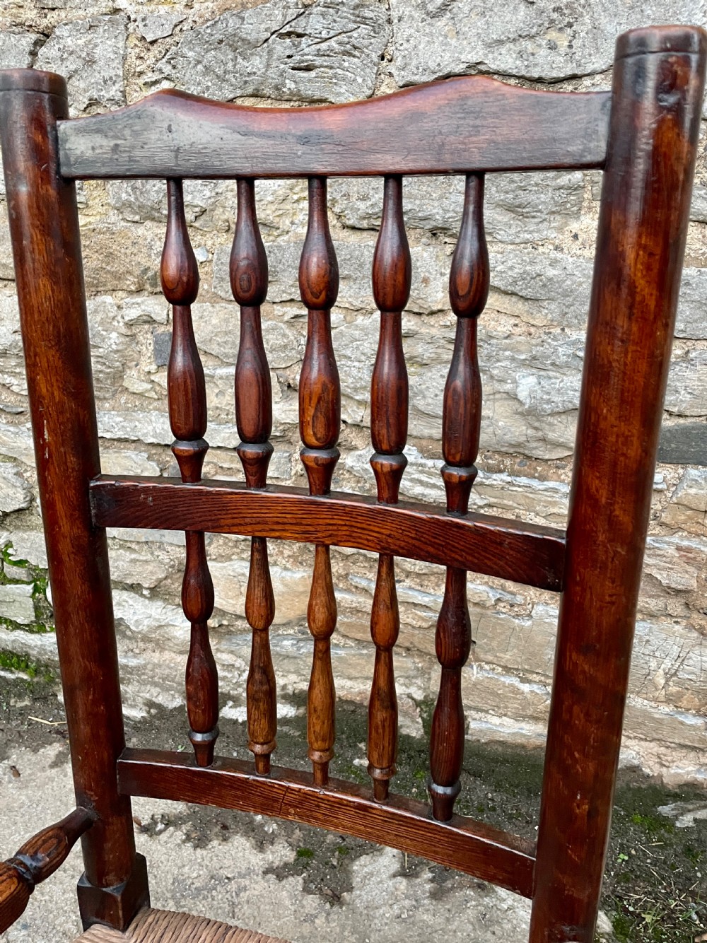 Antique Lancashire Spindleback Chair View V