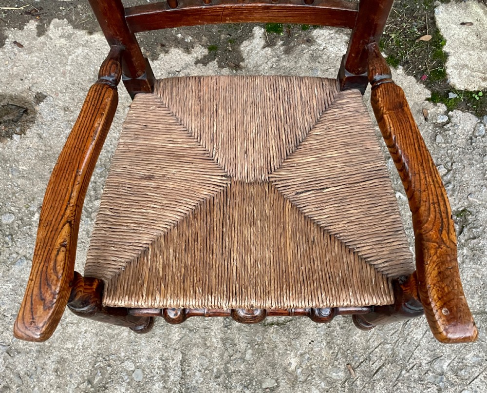 Antique Lancashire Spindleback Chair View XV