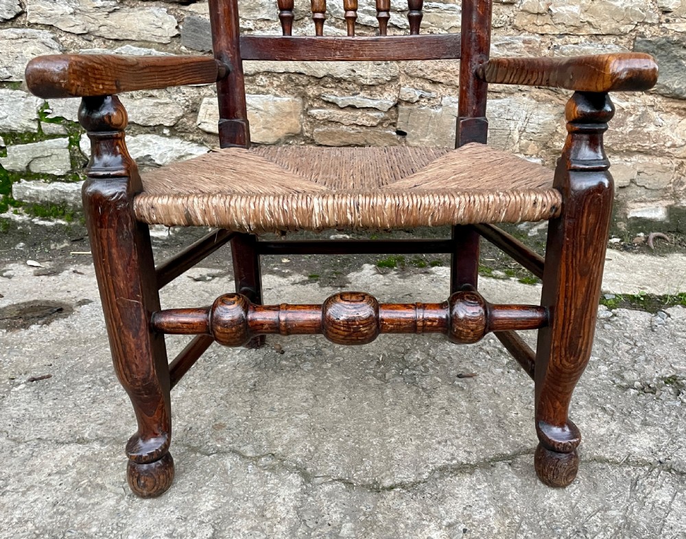 Antique Lancashire Spindleback Chair View XVII