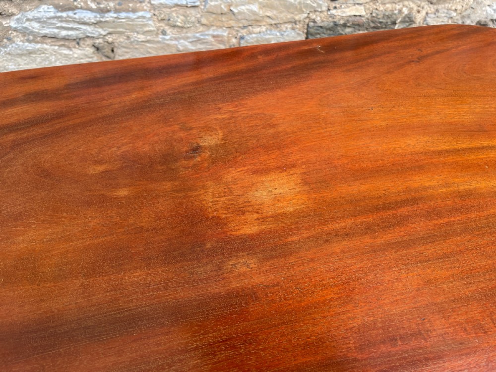 Georgian Mahogany Fold Over Tea Table View XXIII