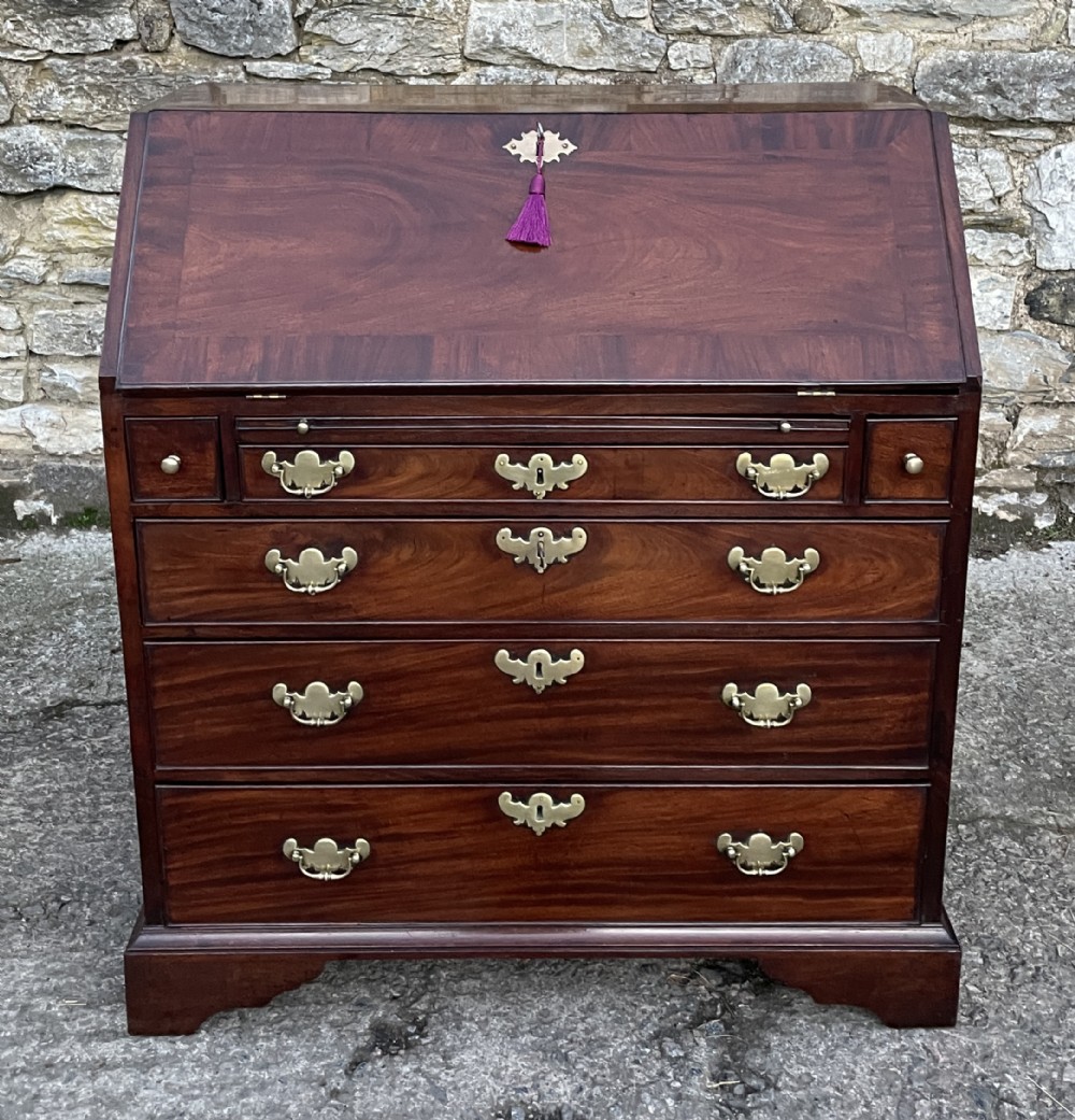 Antique Georgian Red Walnut Bureau