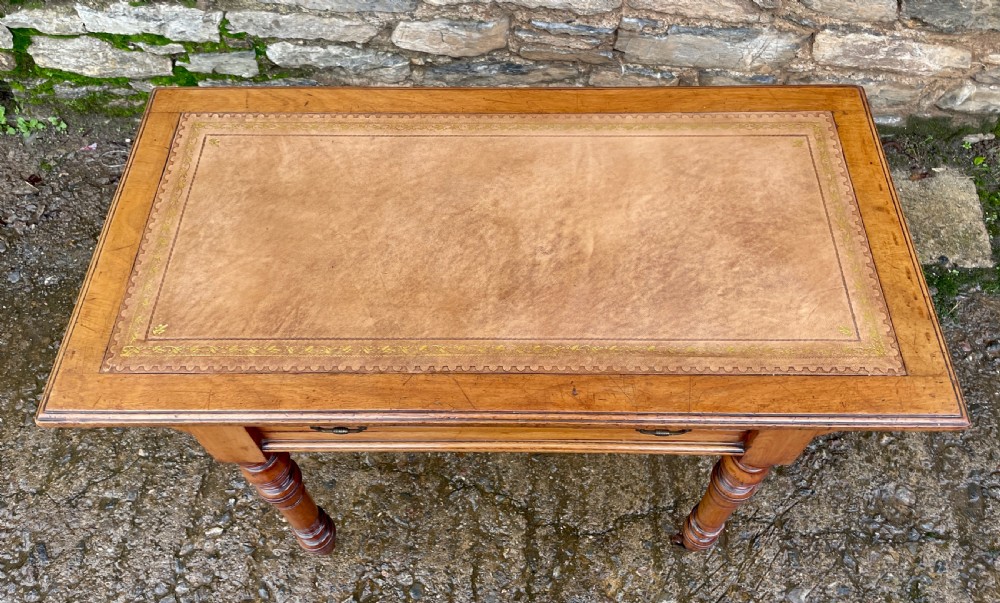 Arts and Crafts Writing Table by James Shoolbred View III