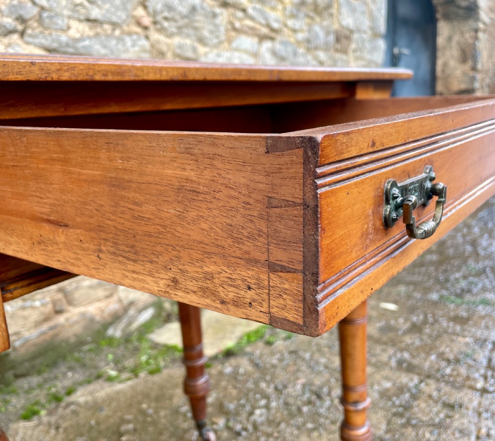Arts and Crafts Writing Table by James Shoolbred View IX