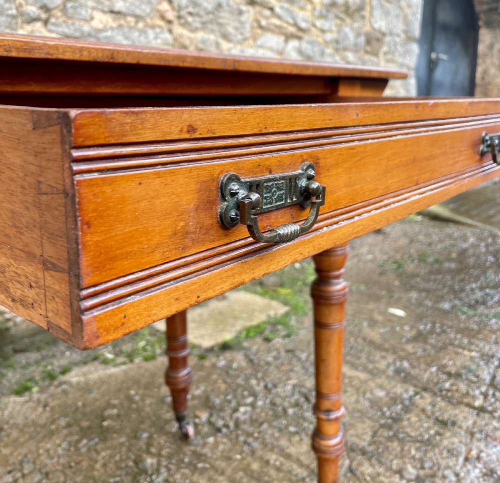 Arts and Crafts Writing Table by James Shoolbred View XI