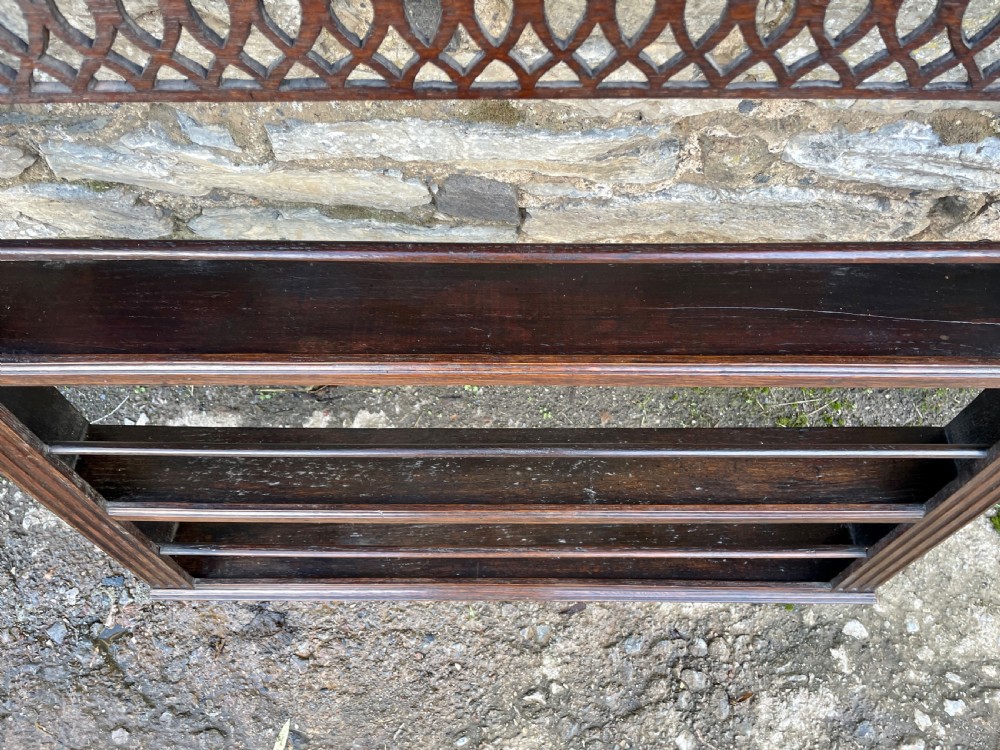 Georgian Oak Delft Wall Rack View XII