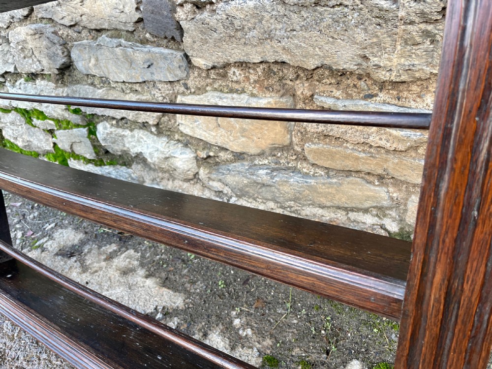 Georgian Oak Delft Wall Rack View XIV