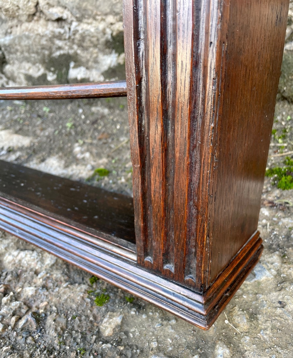 Georgian Oak Delft Wall Rack View XV