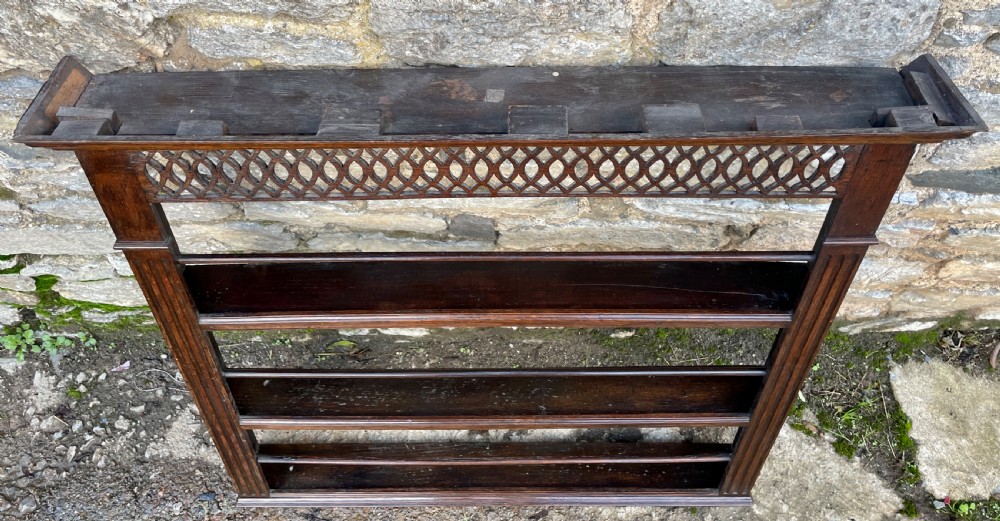 Georgian Oak Delft Wall Rack View XVIII