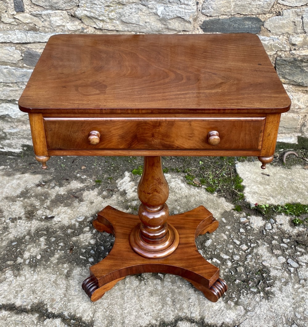 Antique Regency Mahogany Work Table