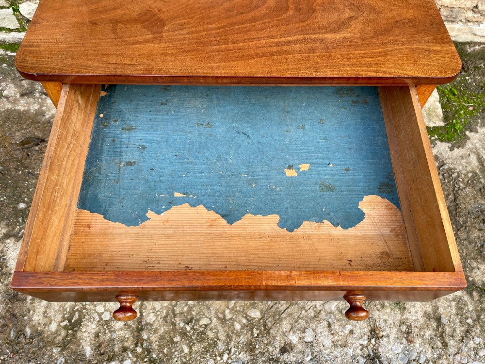 Antique Regency Mahogany Work Table View VI
