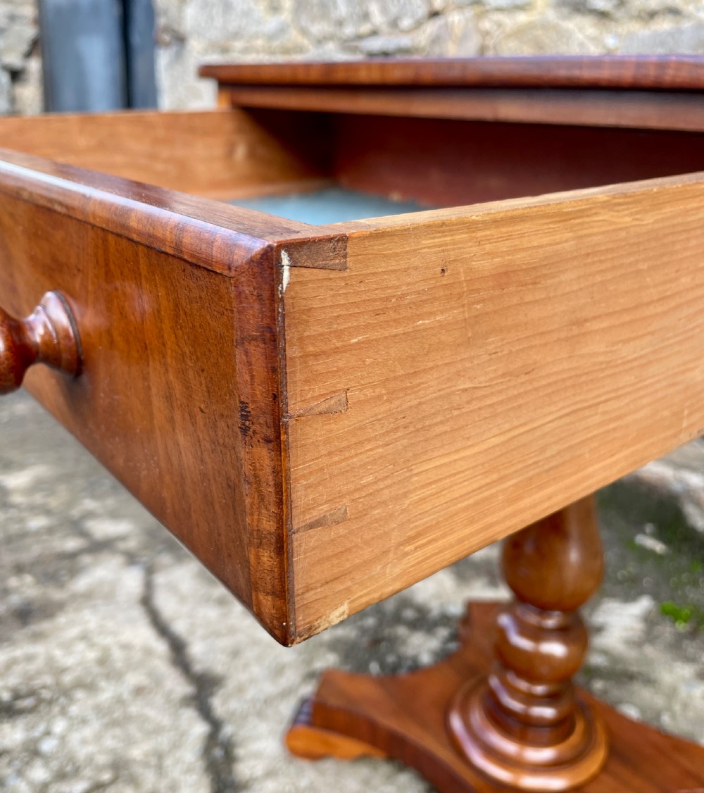 Antique Regency Mahogany Work Table View VIII