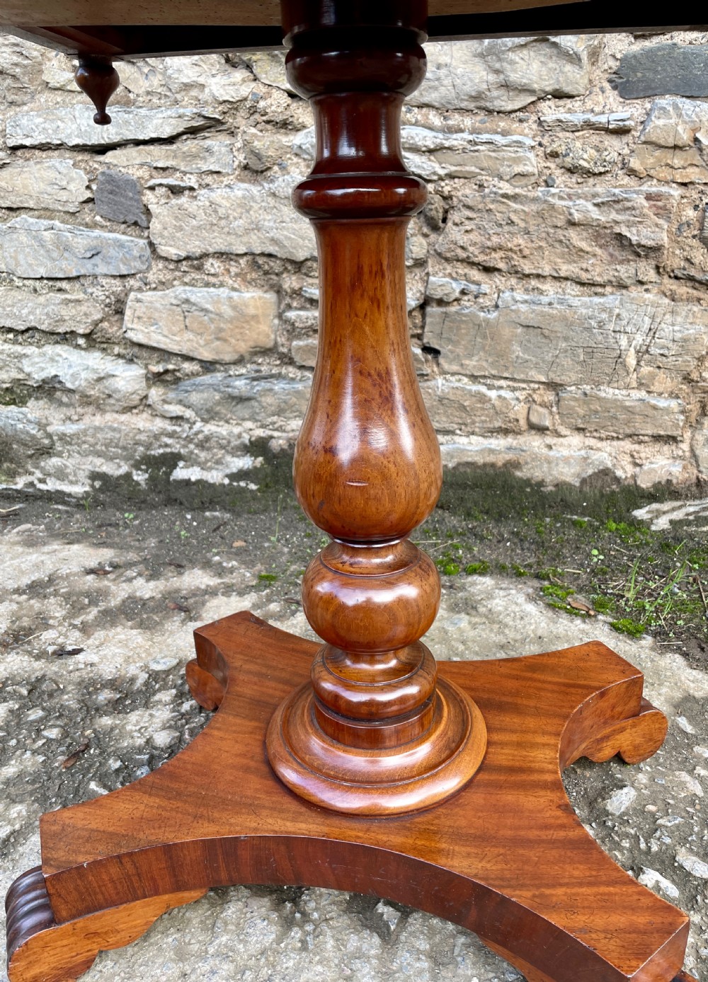 Antique Regency Mahogany Work Table View X