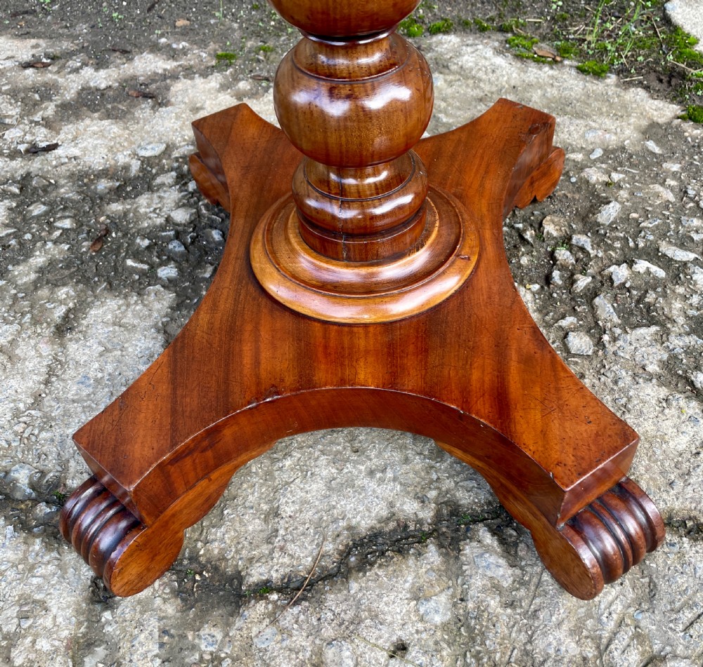 Antique Regency Mahogany Work Table View XIV